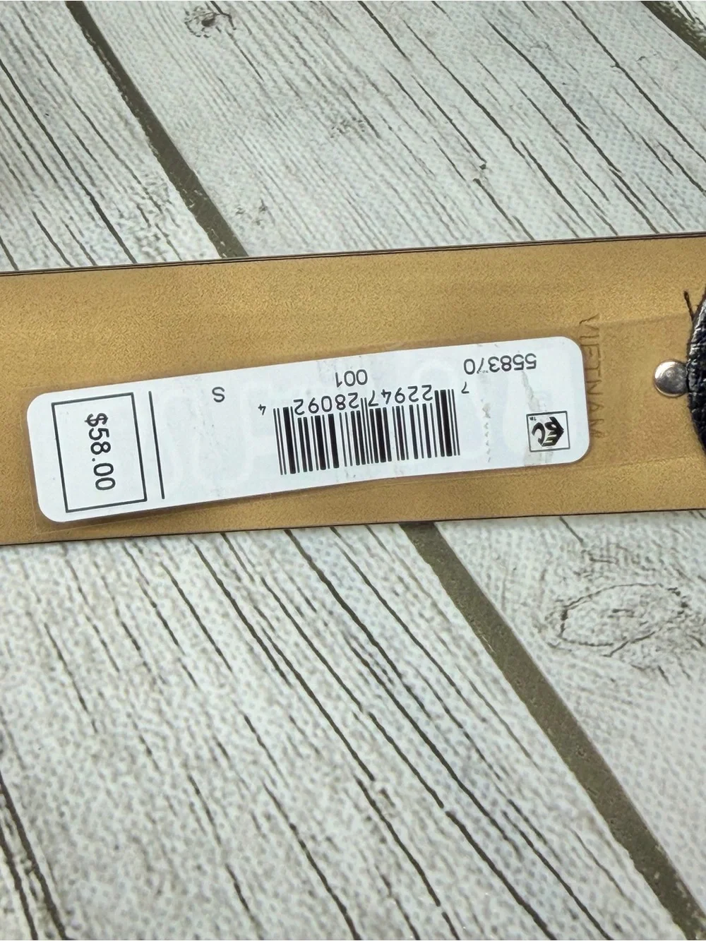 BRAND NEW Michael Kors Small Black Women's 38 mm Pebble Belt